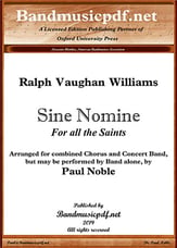 Sine Nomine Concert Band sheet music cover